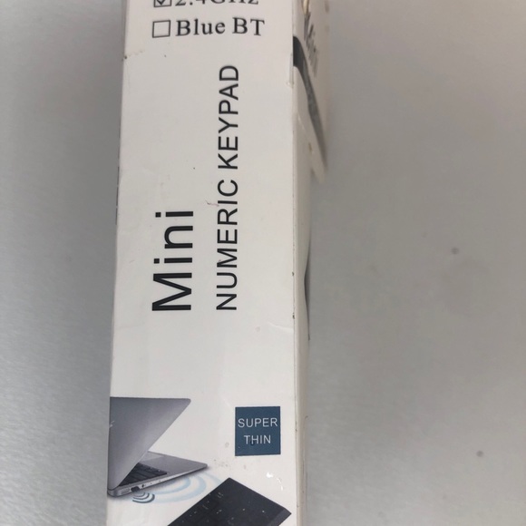 Mini Numeric Keypad 2.4Ghz Windows, Android, Inalámbrico New Black - Picture 6 of 6